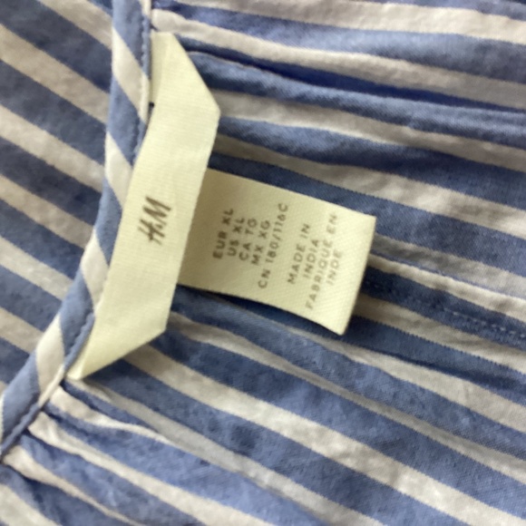 H&M WOMAN SIZE XL RELAXED FIT MINI DRESS TUNIC LONG BALOON SLEEVES - Picture 12 of 12